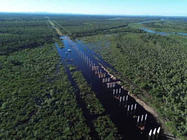 Obra de Arte Especial (OAE) da Rota Bioceânica